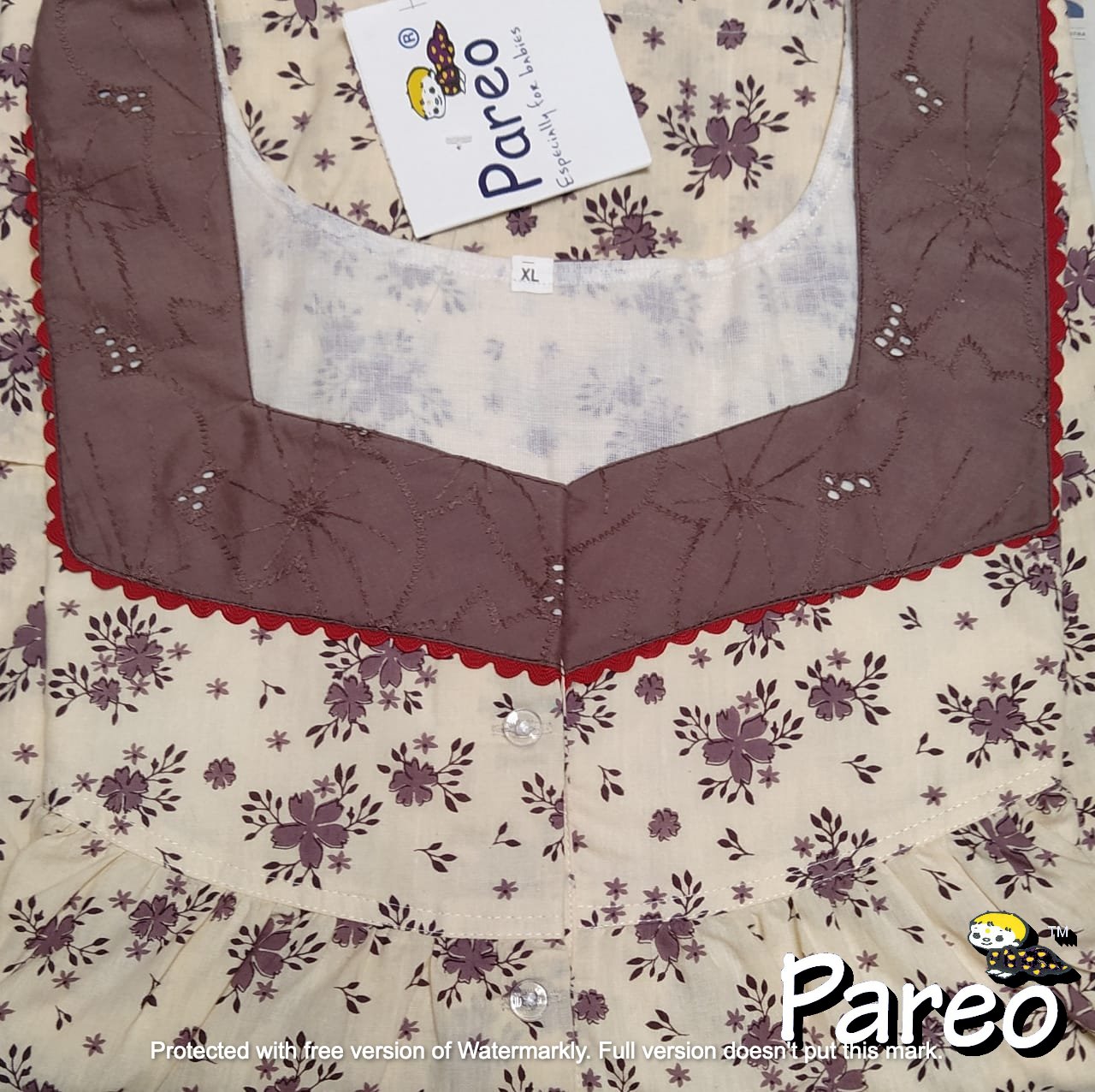 XL Cotton printed Nighty  for women