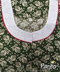 Cotton printed A-Line Nighty large size for women