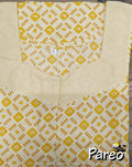 Cotton printed A-Line Nighty large size for women