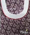 Cotton printed A-Line Nighty large size for women