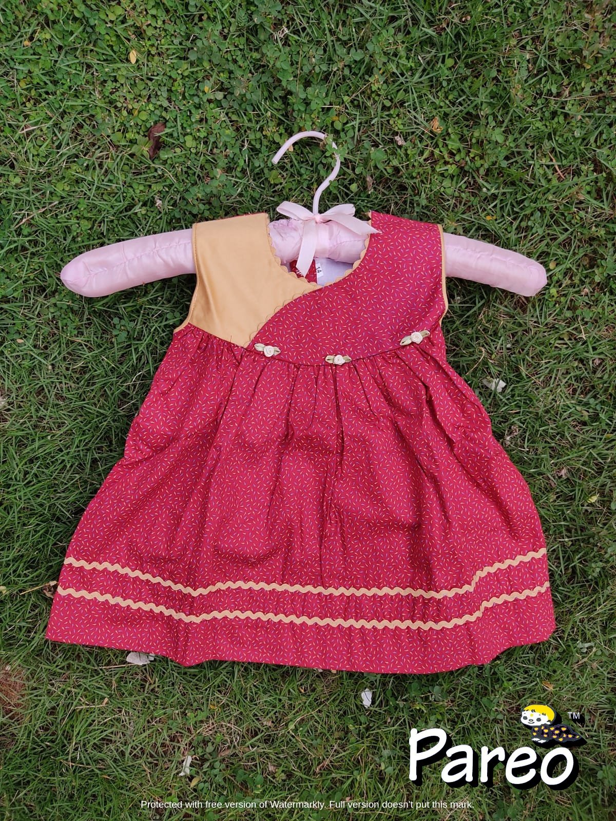 Belt Frocks for girls 0 months to 6 months old