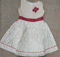 Cotton Pleated , With Pockets, Half Open Small Printed Nighty