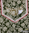 Cotton printed A-Line Nighty large size for women