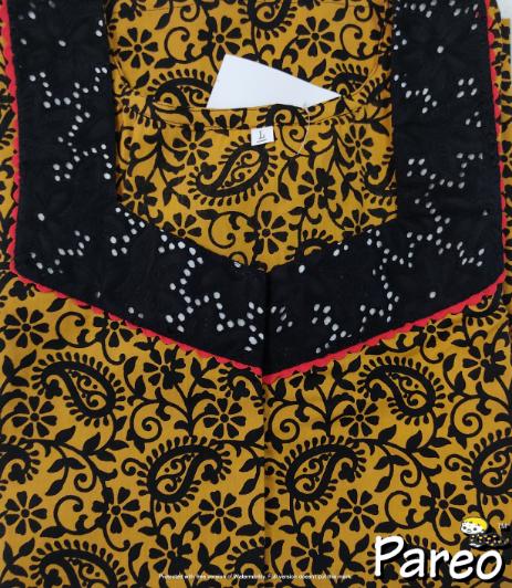 Cotton printed A-Line Nighty large size for women