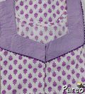 Cotton printed A-Line Nighty large size for women