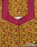 Cotton printed A-Line Nighty medium size for women