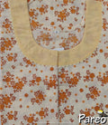 Cotton printed A-Line Nighty medium size for women
