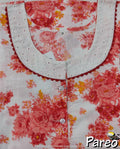 Cotton printed A-Line Nighty medium size for women