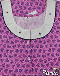 Cotton printed A-Line Nighty medium size for women