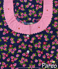 Cotton printed A-Line Nighty medium size for women