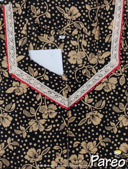 Cotton printed A-Line Nighty medium size for women