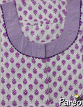 Cotton printed A-Line Nighty medium size for women