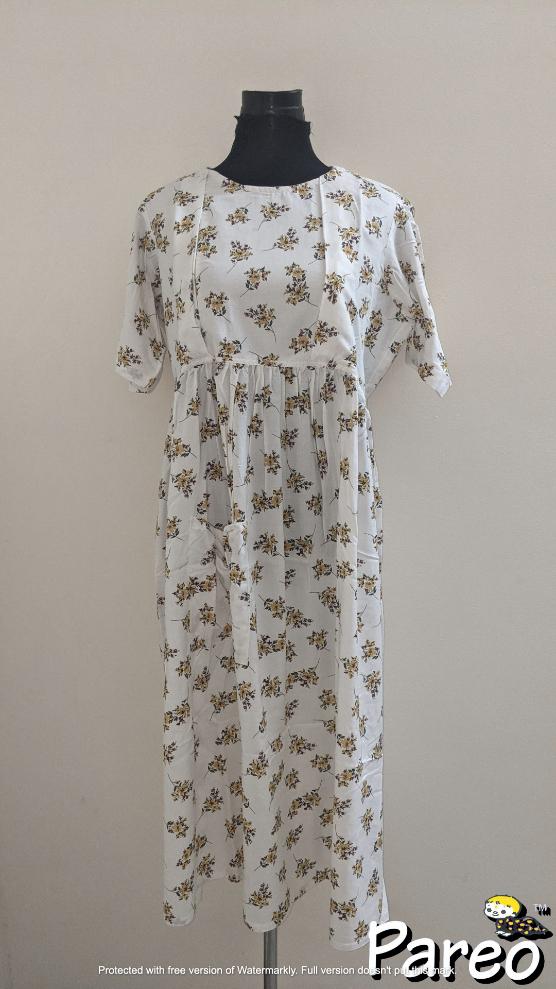 Cotton printed Medium Maternity wears  for women
