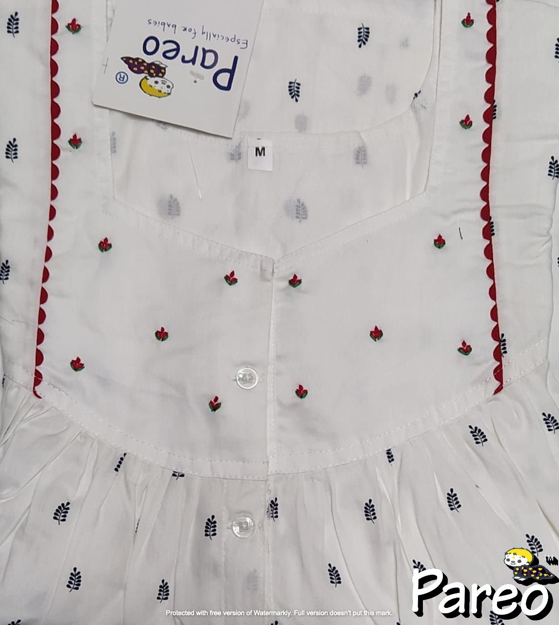 Cotton printed Nighty for women Full open