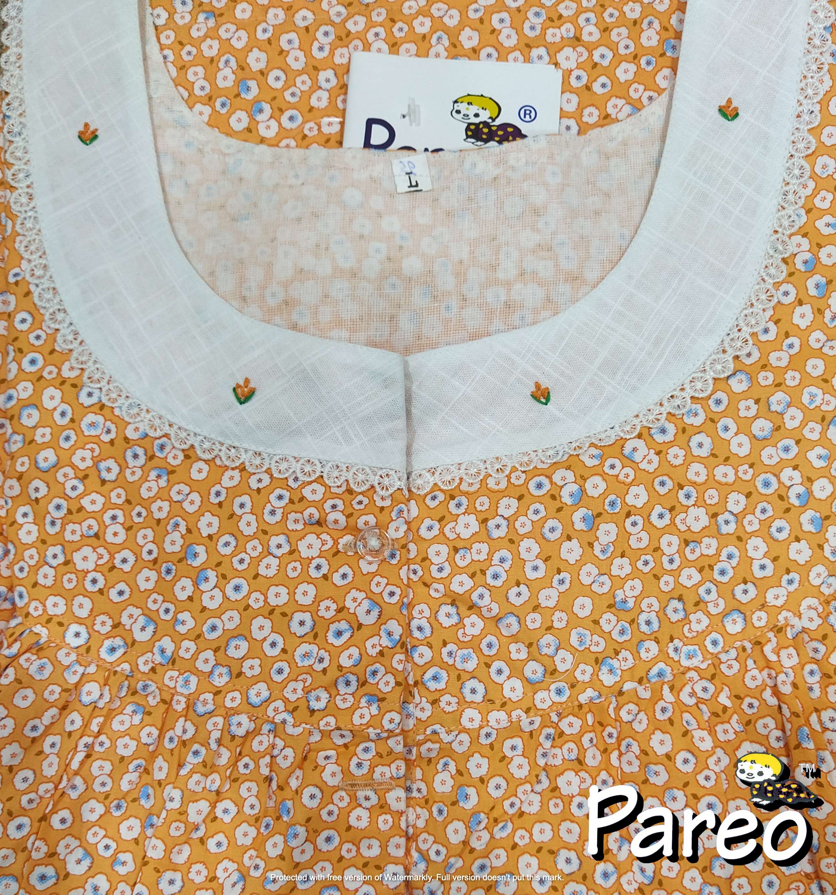 Cotton printed Nighty  for women large size