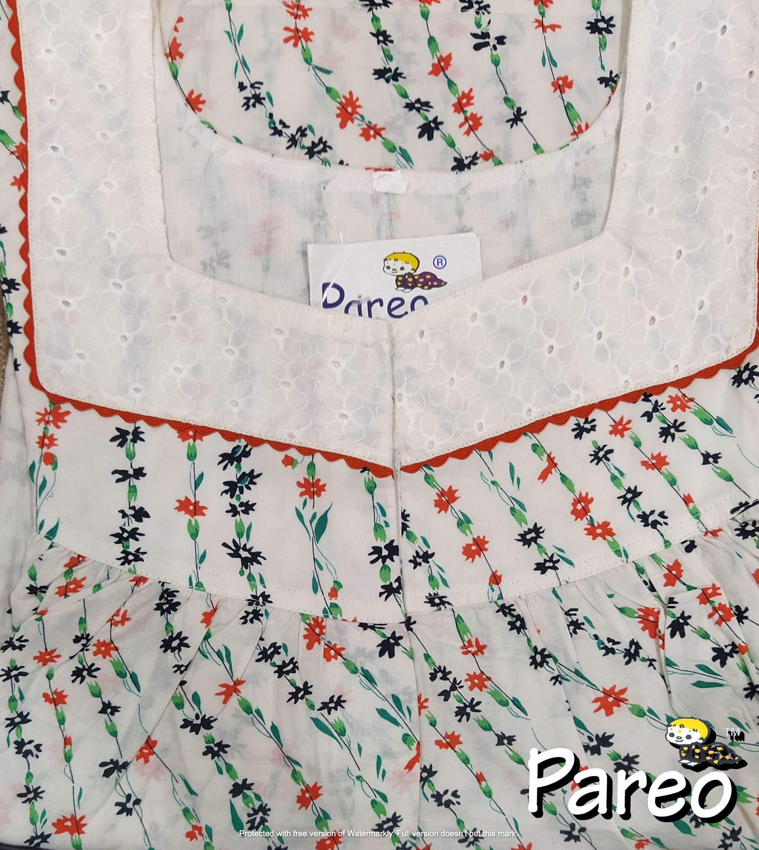 Cotton printed Nighty  for women large size