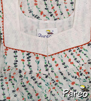 Cotton printed Nighty  for women large size