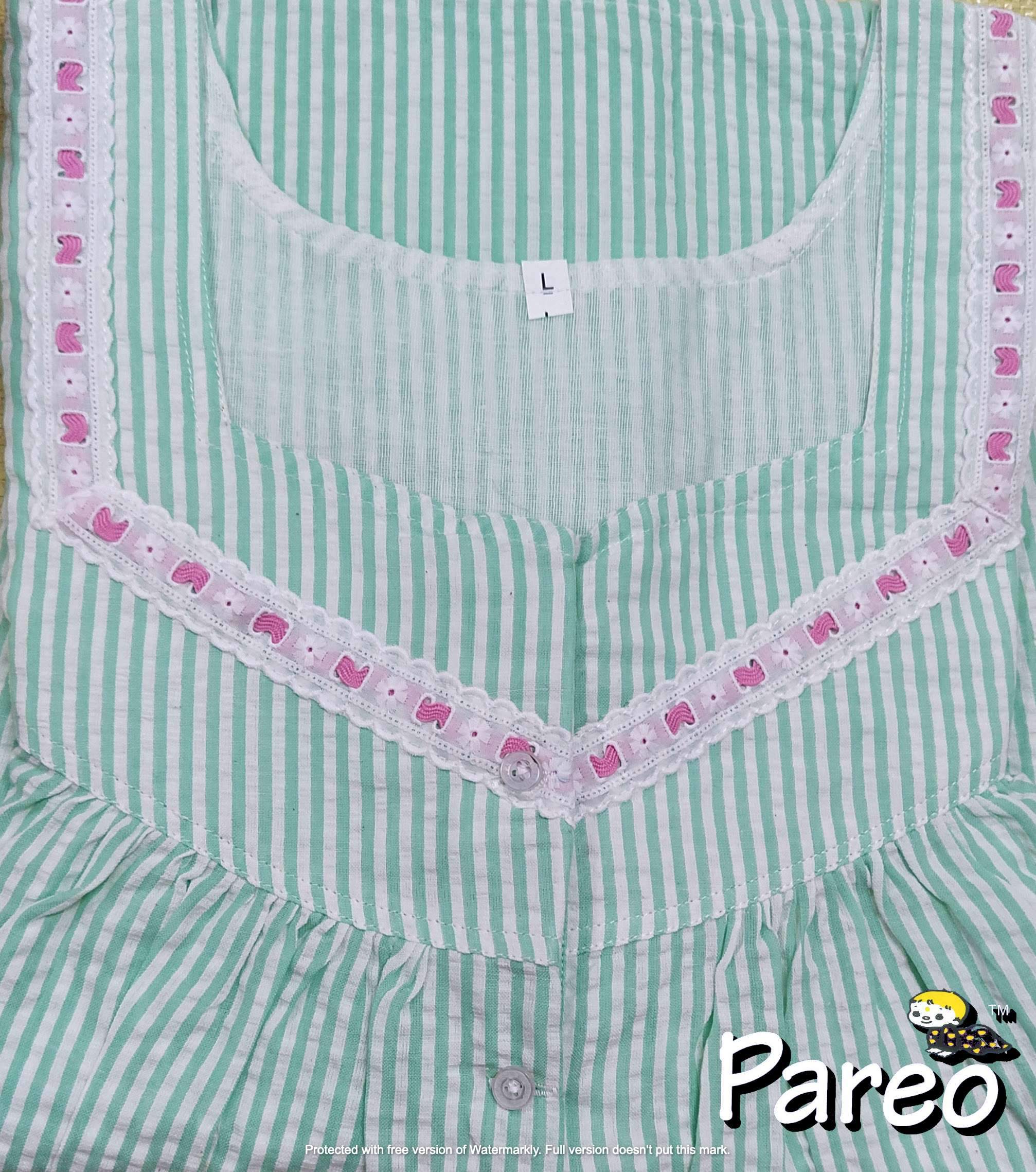 Cotton printed Nighty  for women large size