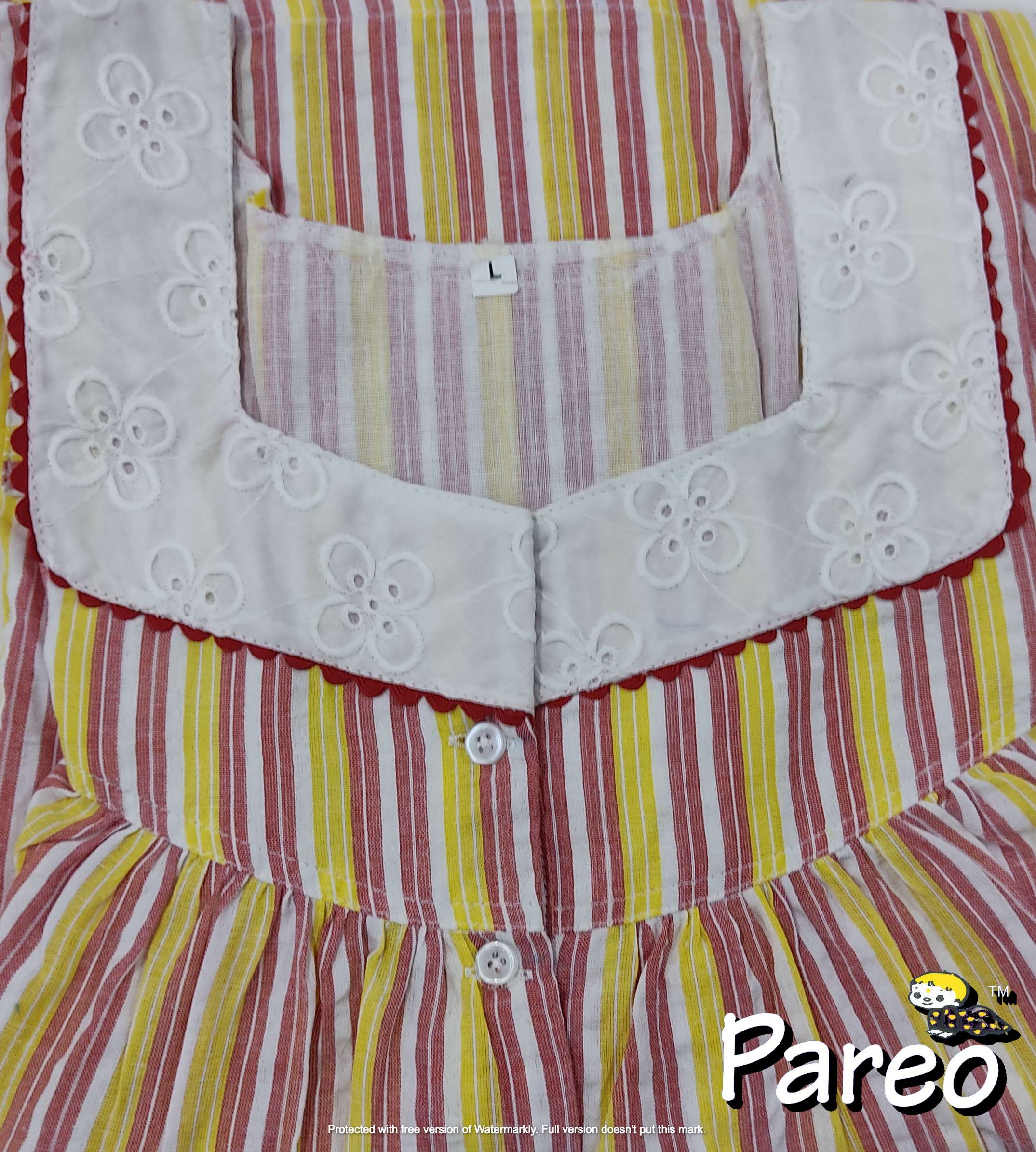 Cotton printed Large Size Nighty for women