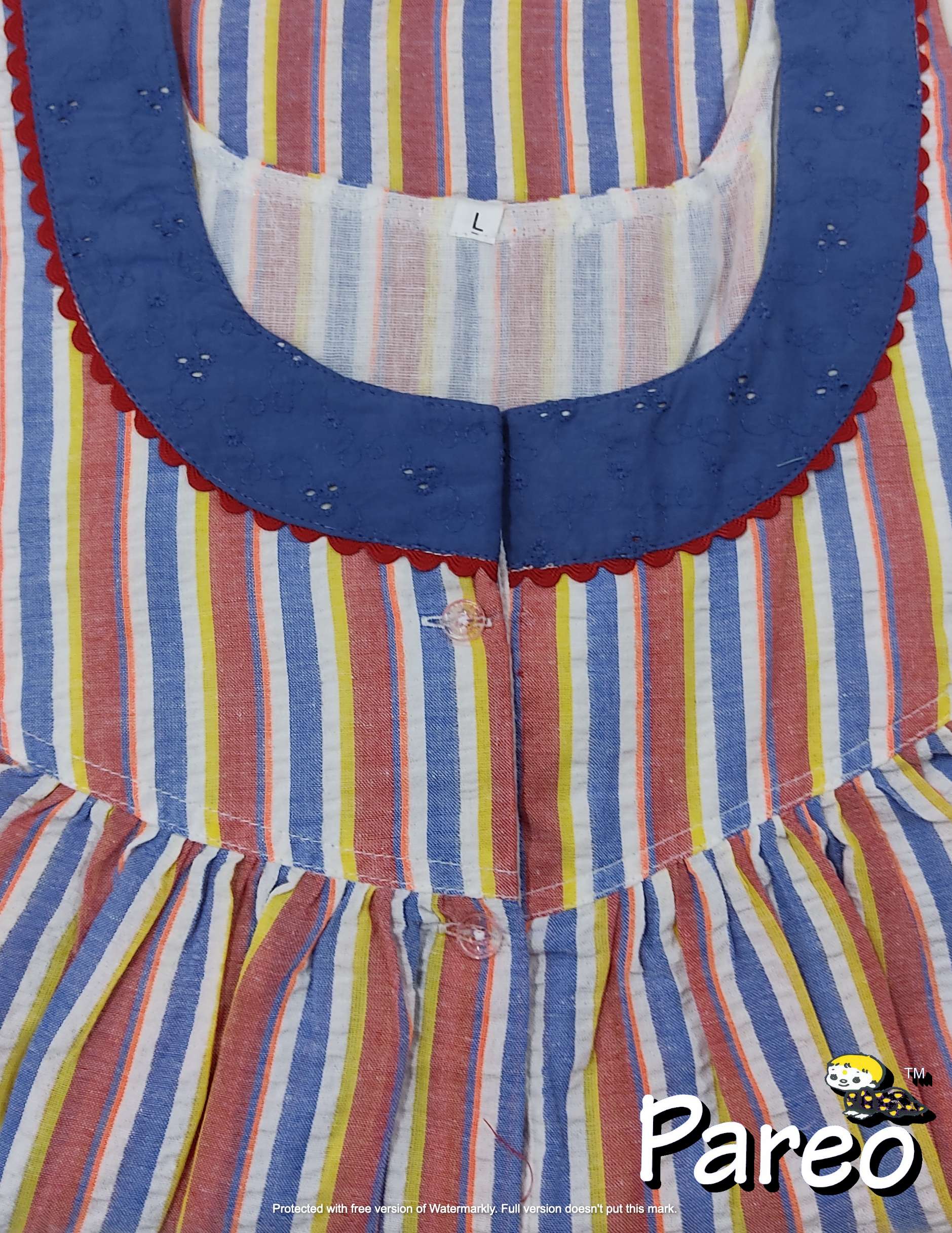 Cotton printed Large Size Nighty for women