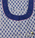 Cotton printed A-Line Nighty large size for women