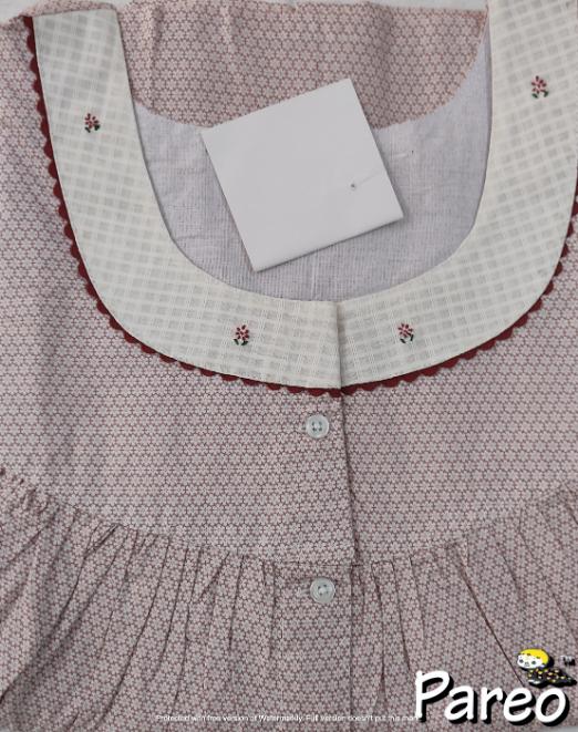 Cotton printed Nighty  for women Full Open
