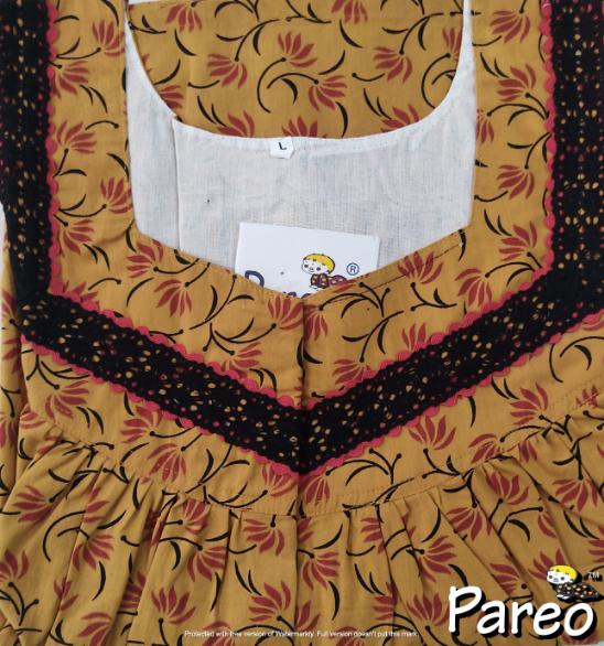 Cotton printed Nighty  for women