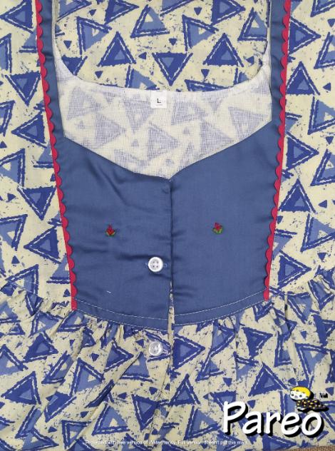 Large Cotton printed Nighty for women extra long