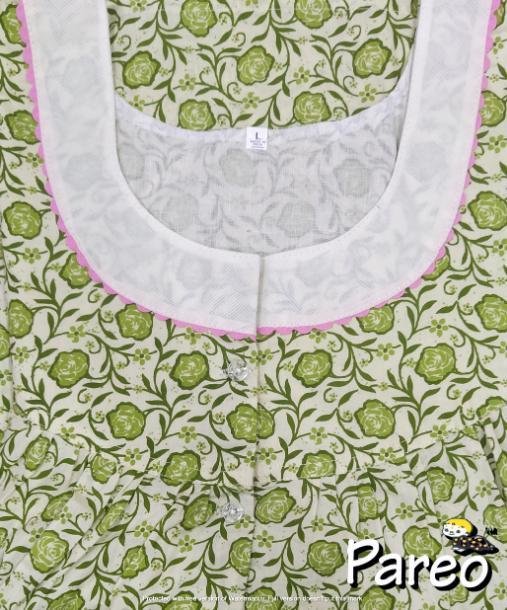Large Cotton printed Nighty for women extra long