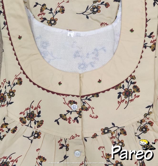 Large Cotton printed Nighty for women