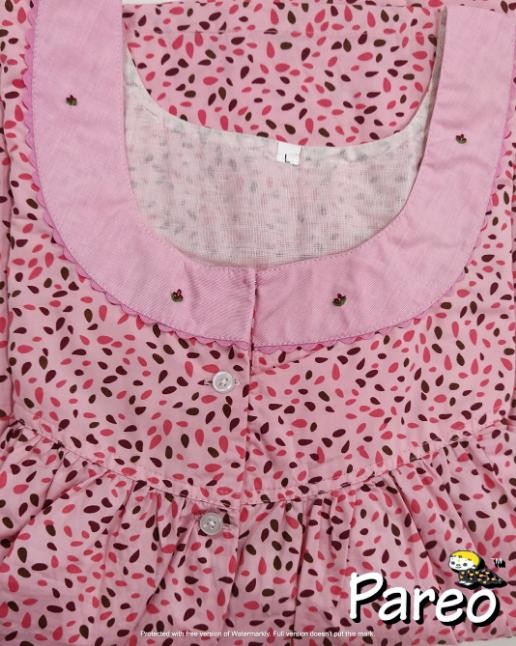 Large Cotton printed Nighty for women