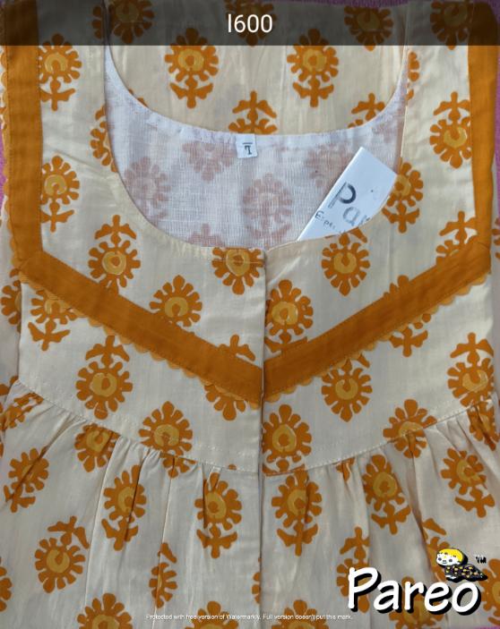 Cotton printed Nighty  for women