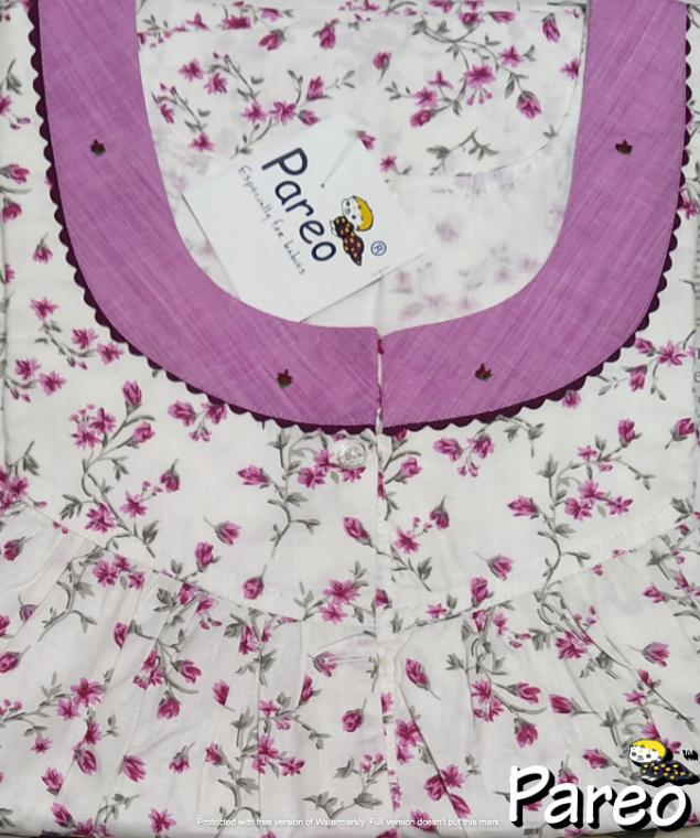 Cotton printed Nighty for women