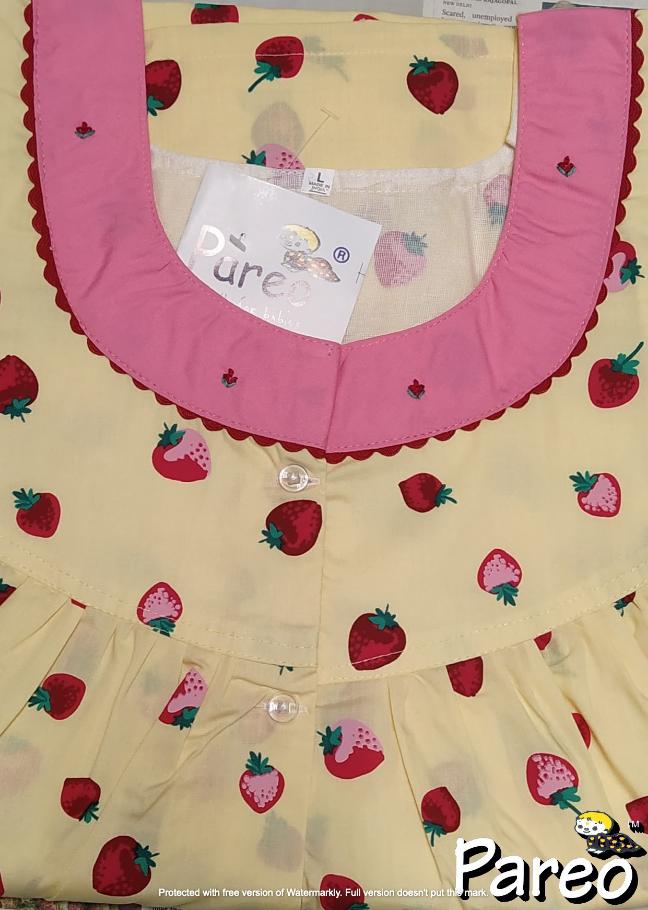 Cotton printed Nighty for women