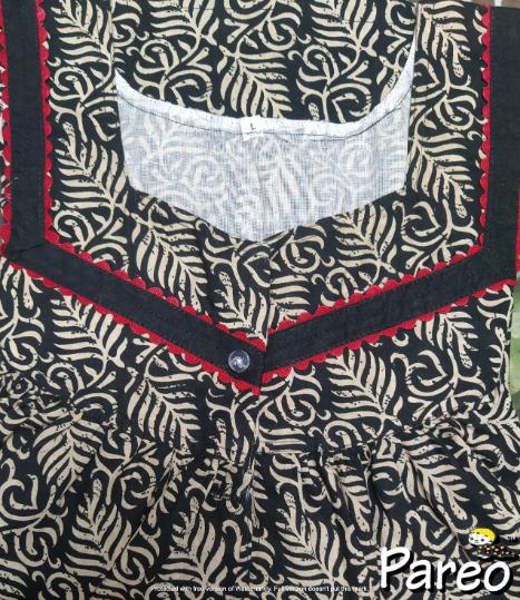 Cotton printed Nighty for women