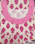 Cotton printed Nighty for women