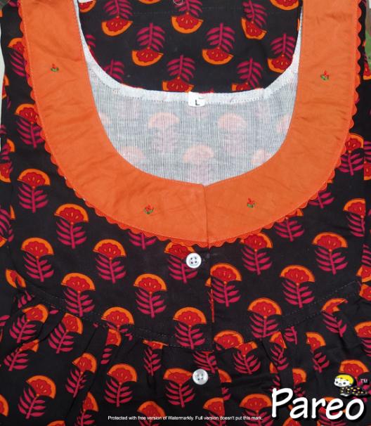 Cotton printed Nighty for women
