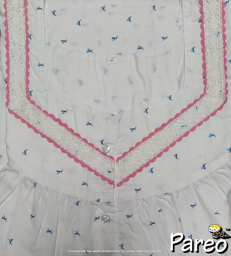 Cotton printed Nighty for women