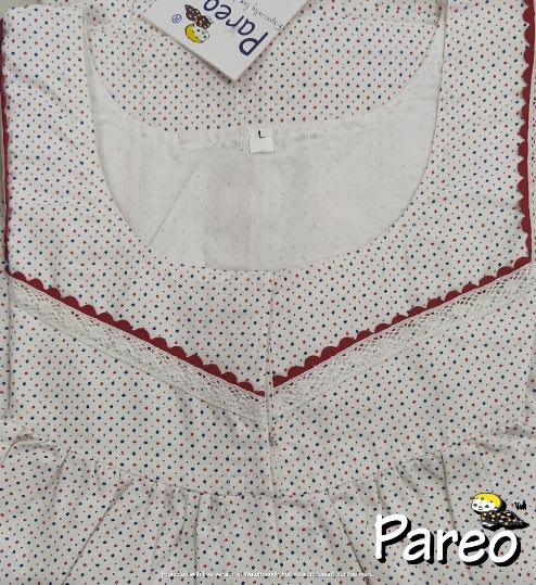 Large Cotton printed Nighty for women Full Open
