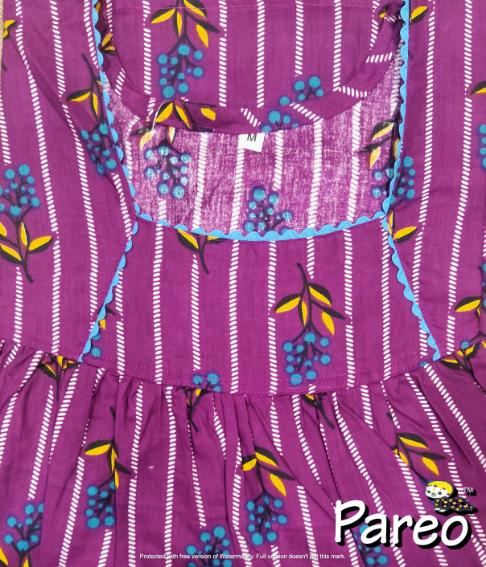 Cotton printed Nighty for women