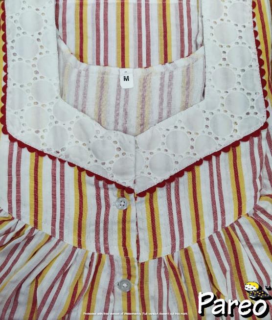 Cotton printed Nighty in medium size  for women