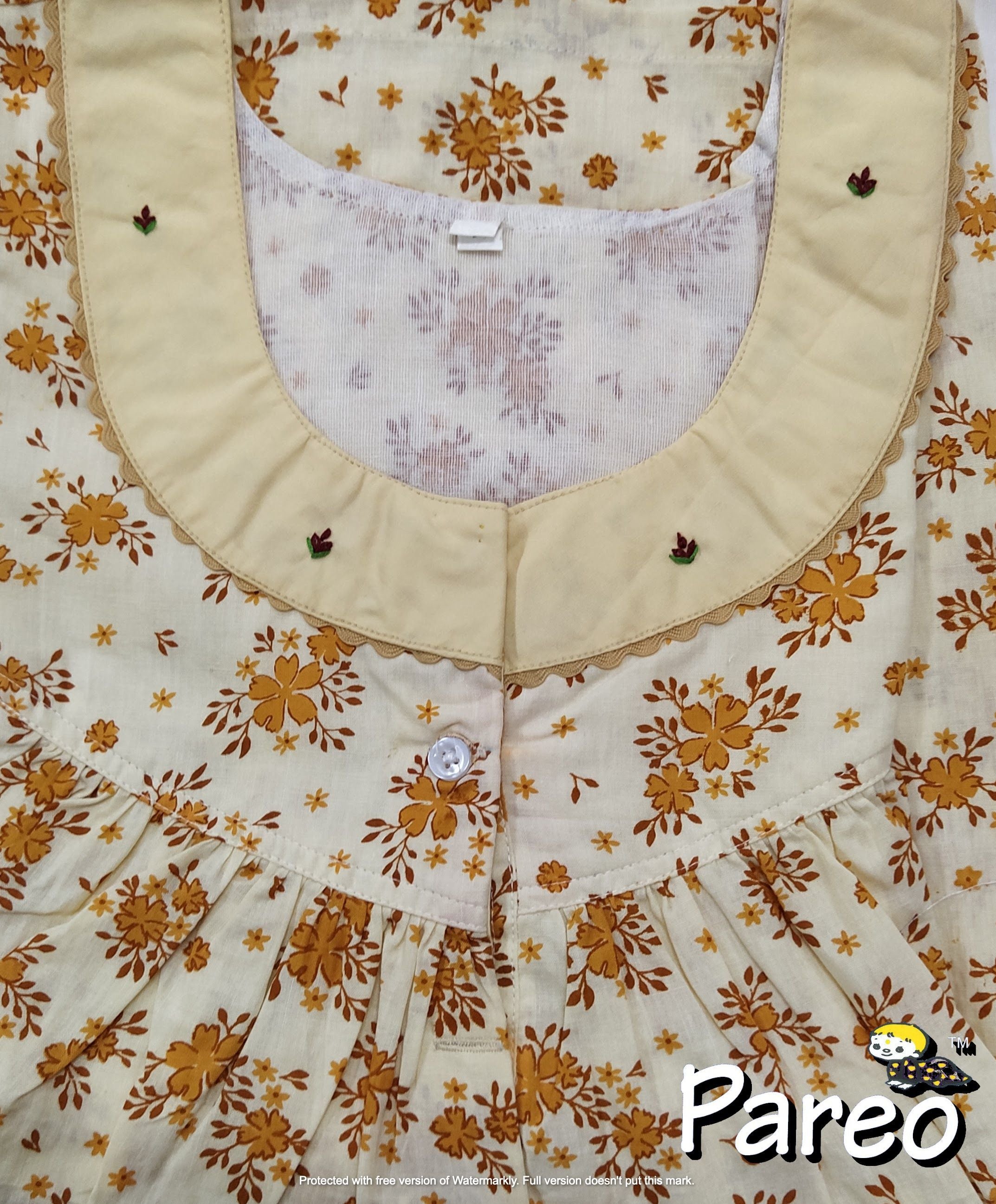 Cotton printed Medium Size Nighty for women