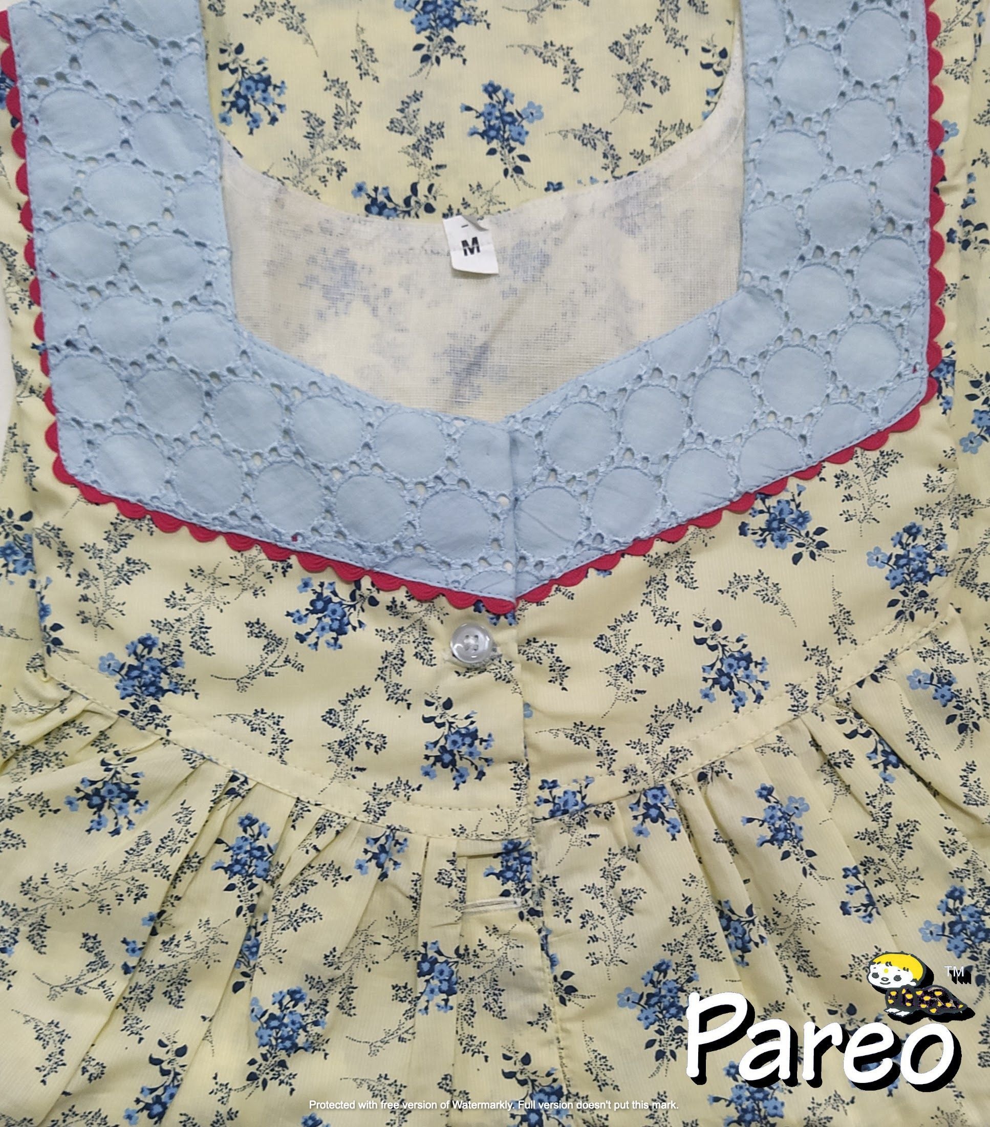 Cotton printed Medium Size Nighty for women