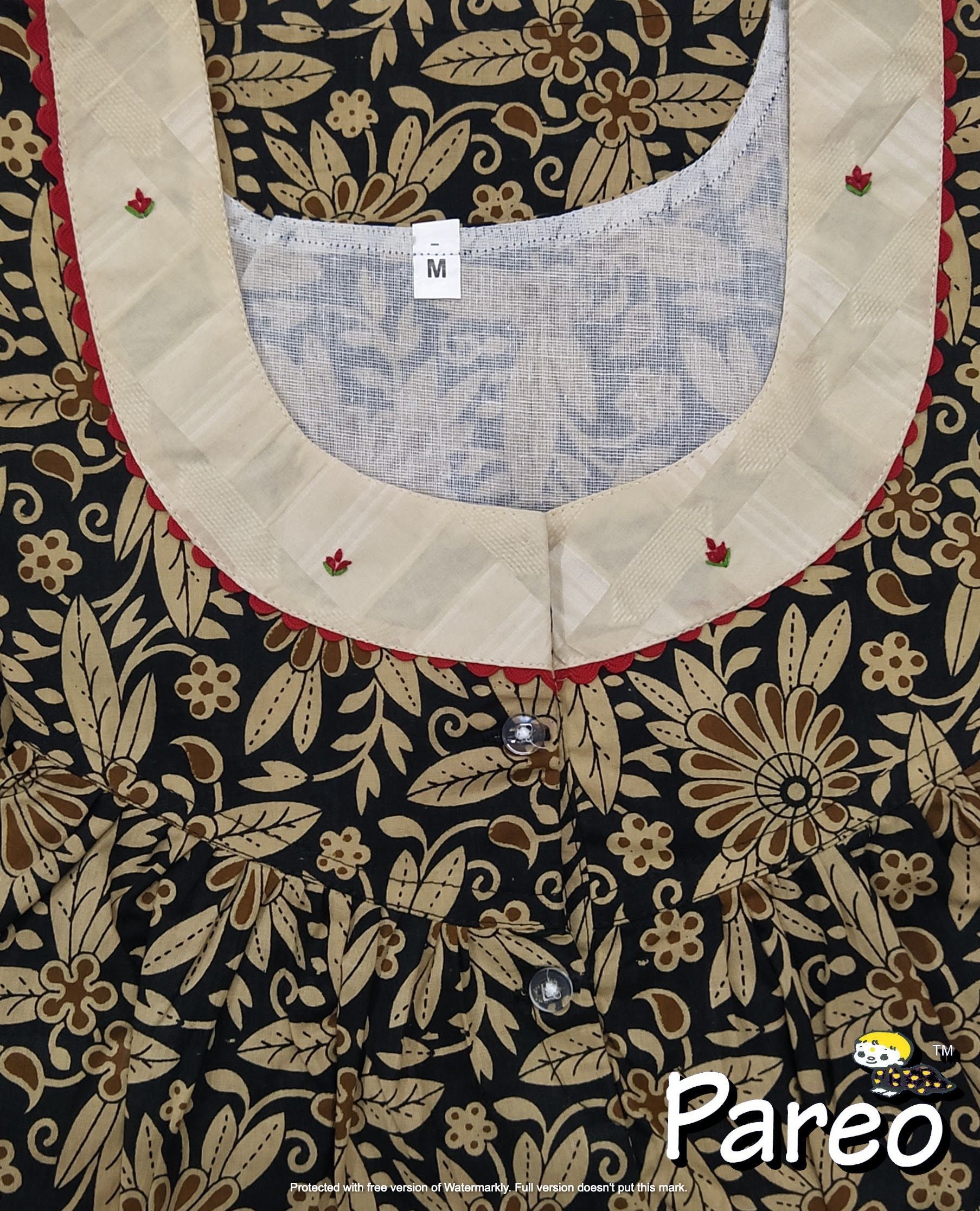 Cotton printed Medium Size Nighty for women