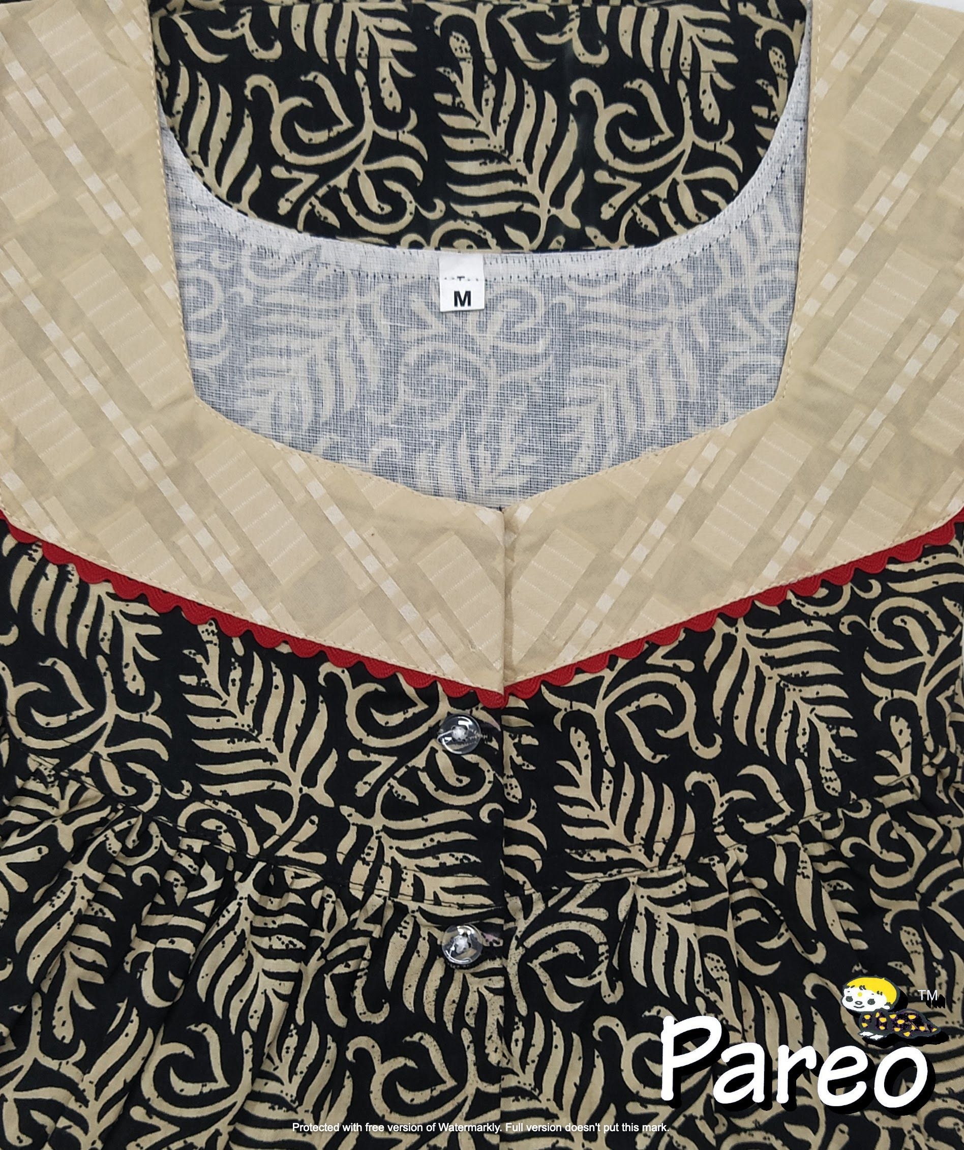 Cotton printed Medium Size Nighty for women