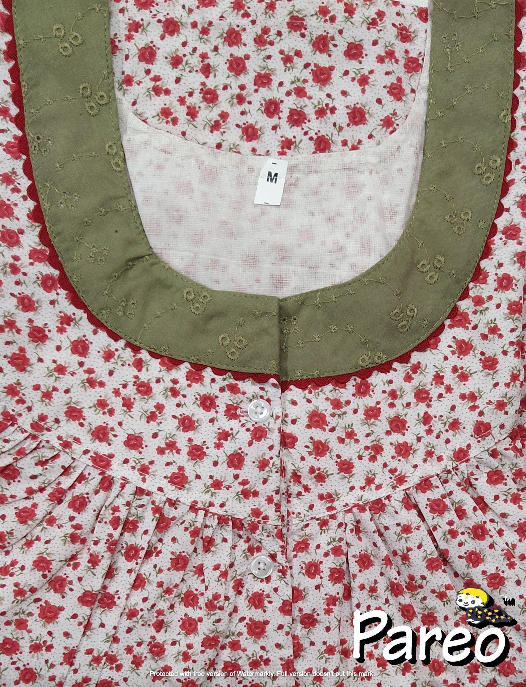 Cotton printed Medium Size Nighty for women