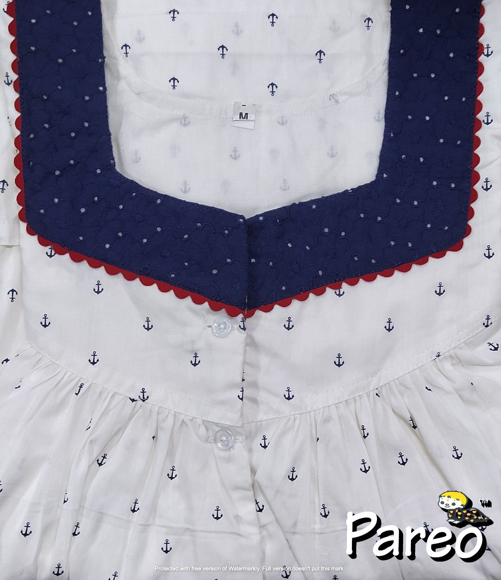 Cotton printed Medium Size Nighty for women