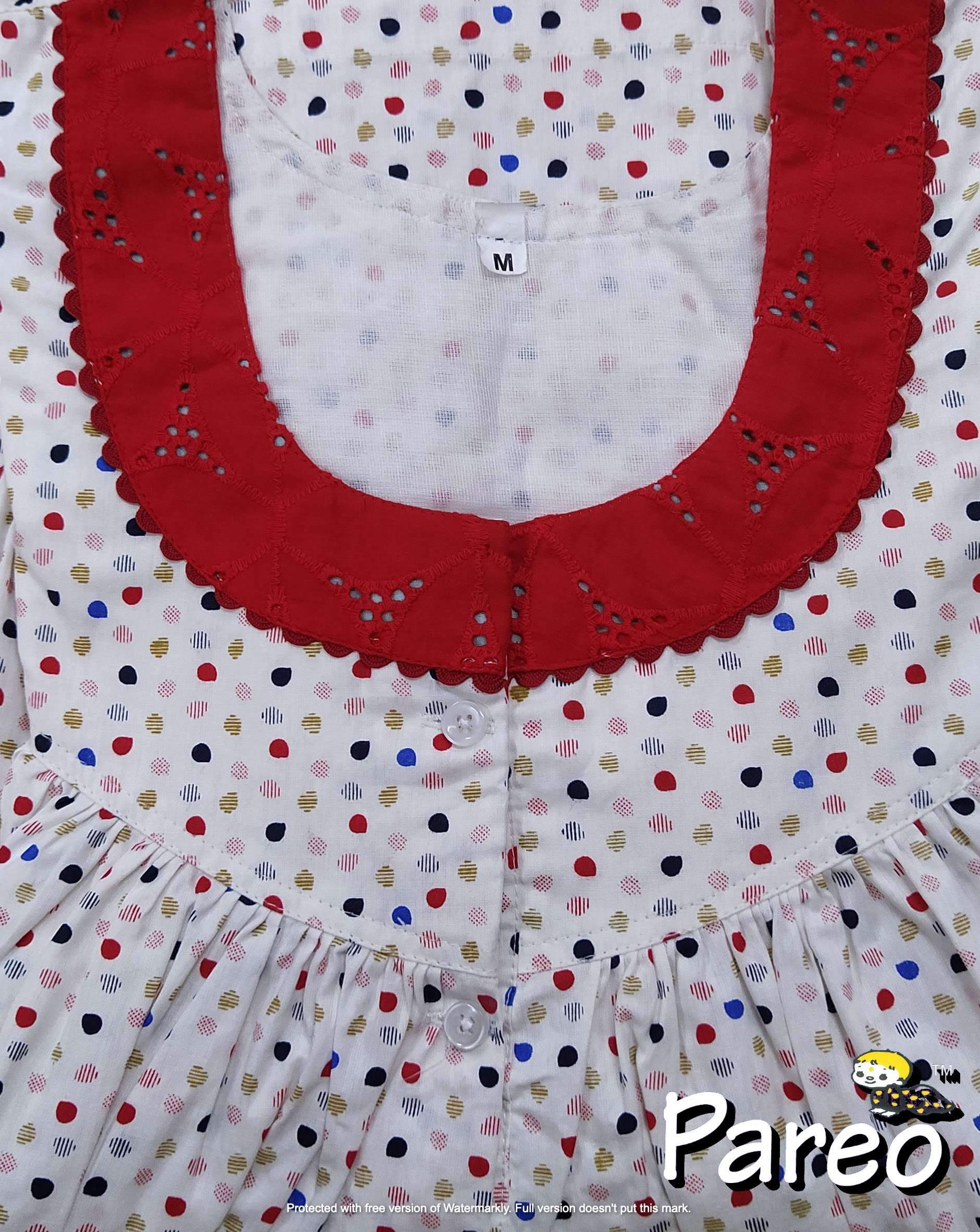 Cotton printed Medium Size Nighty for women