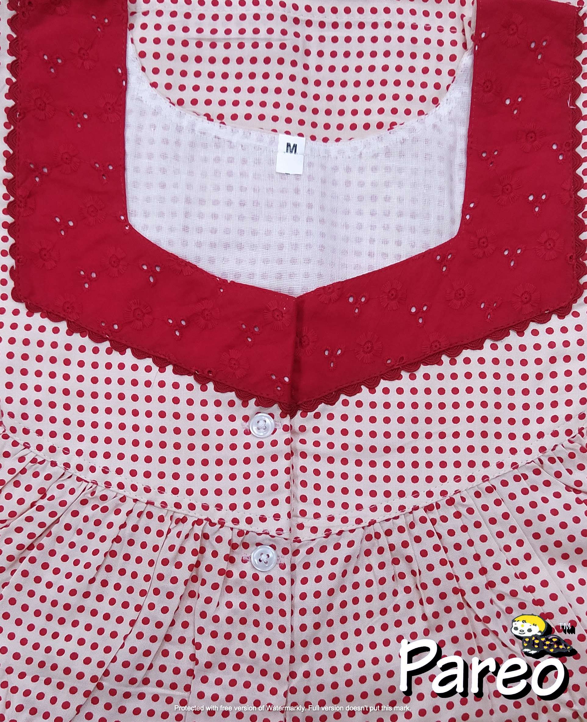 Cotton printed Medium Size Nighty for women