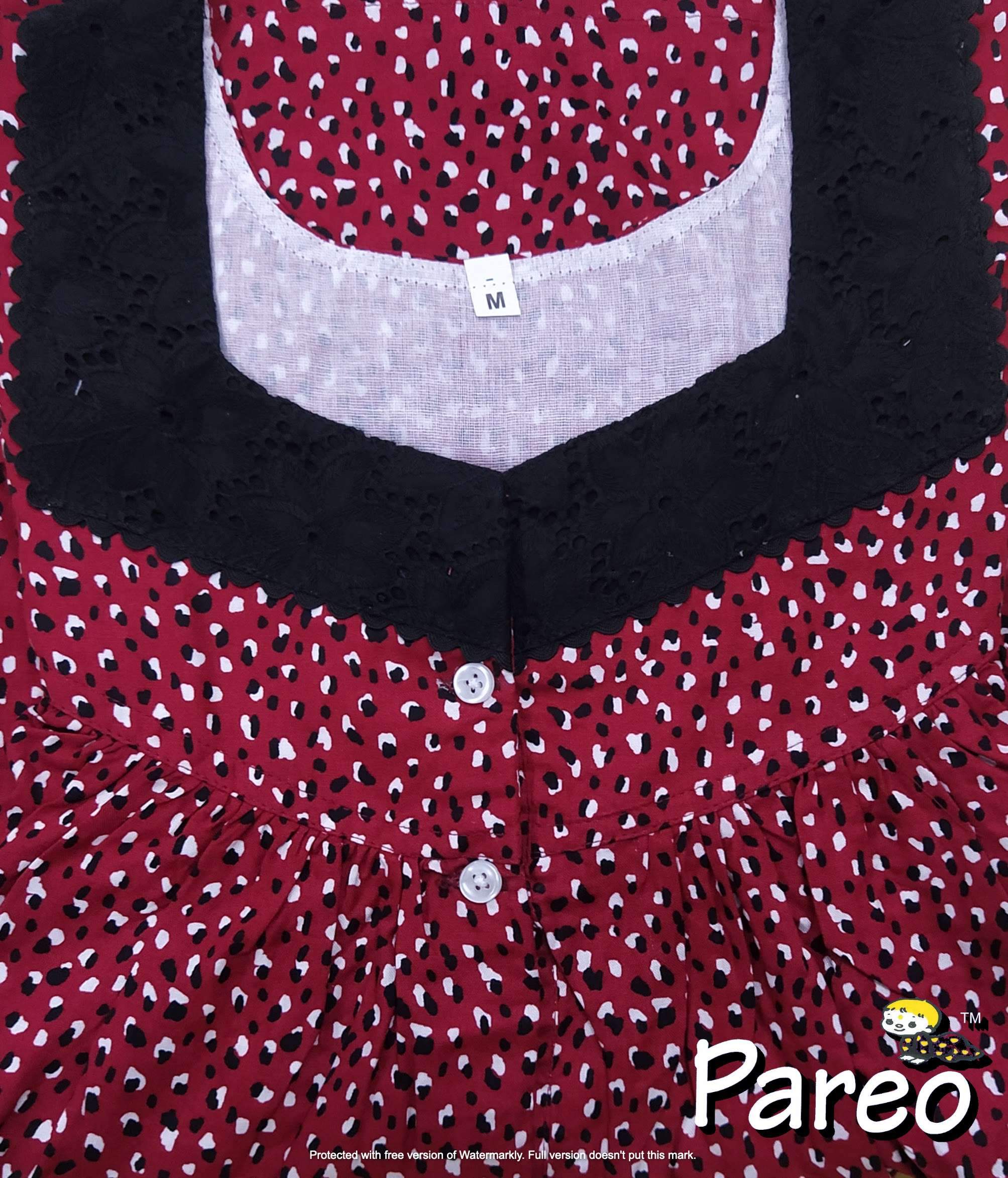 Cotton printed Medium Size Nighty for women